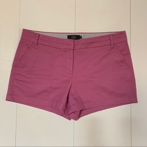 J. Crew Chino Shorts.  Purple.  Size 14.
